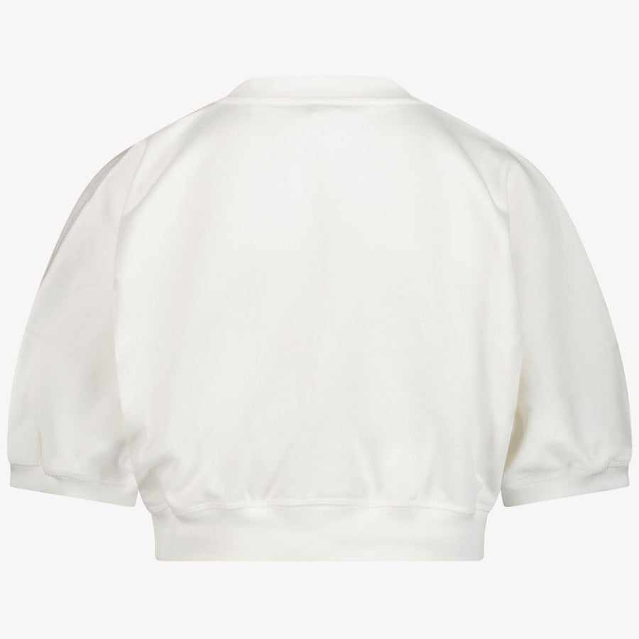 Fendi Kids Girls  T-Shirt White