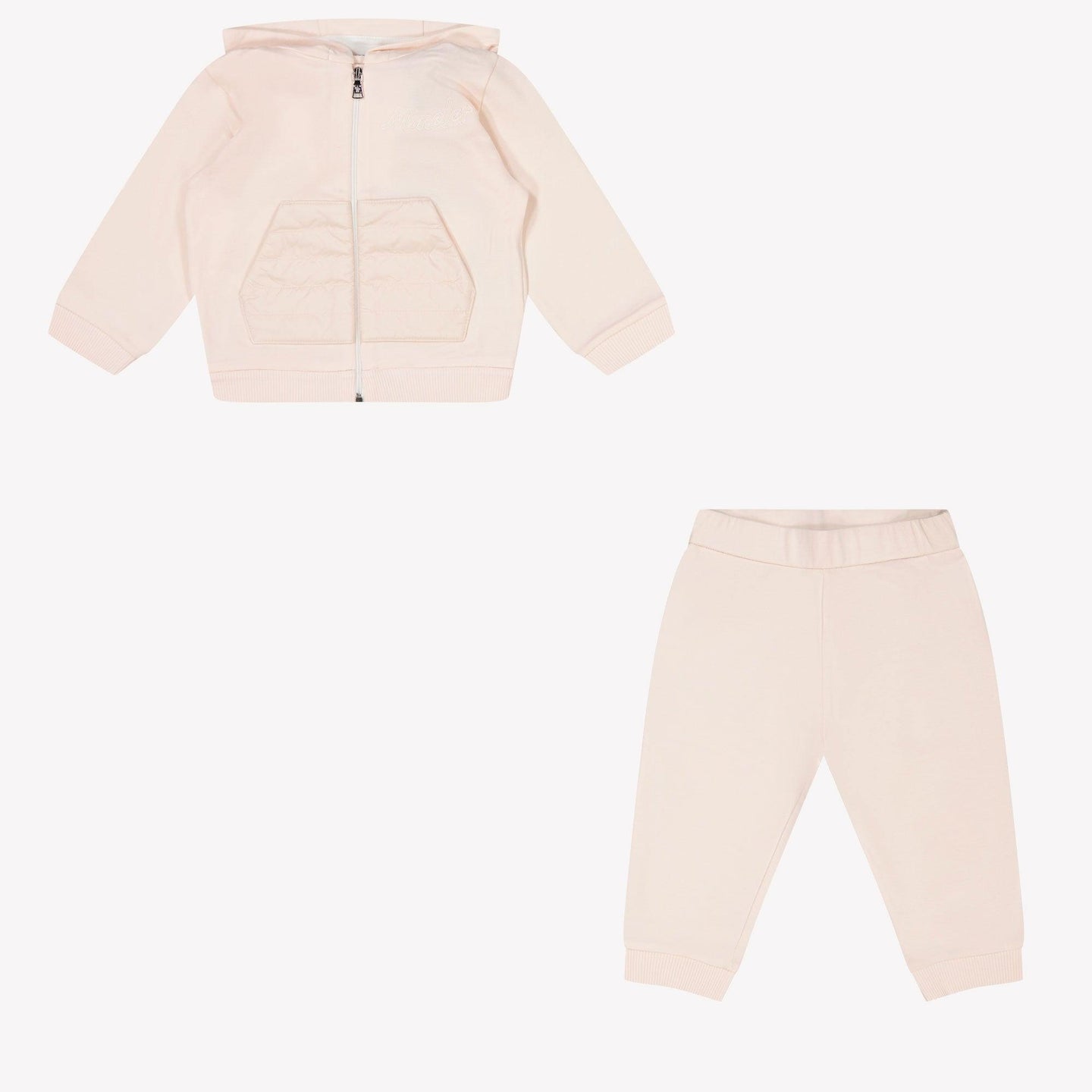 Moncler Baby Girls Tracksuit In Light Pink