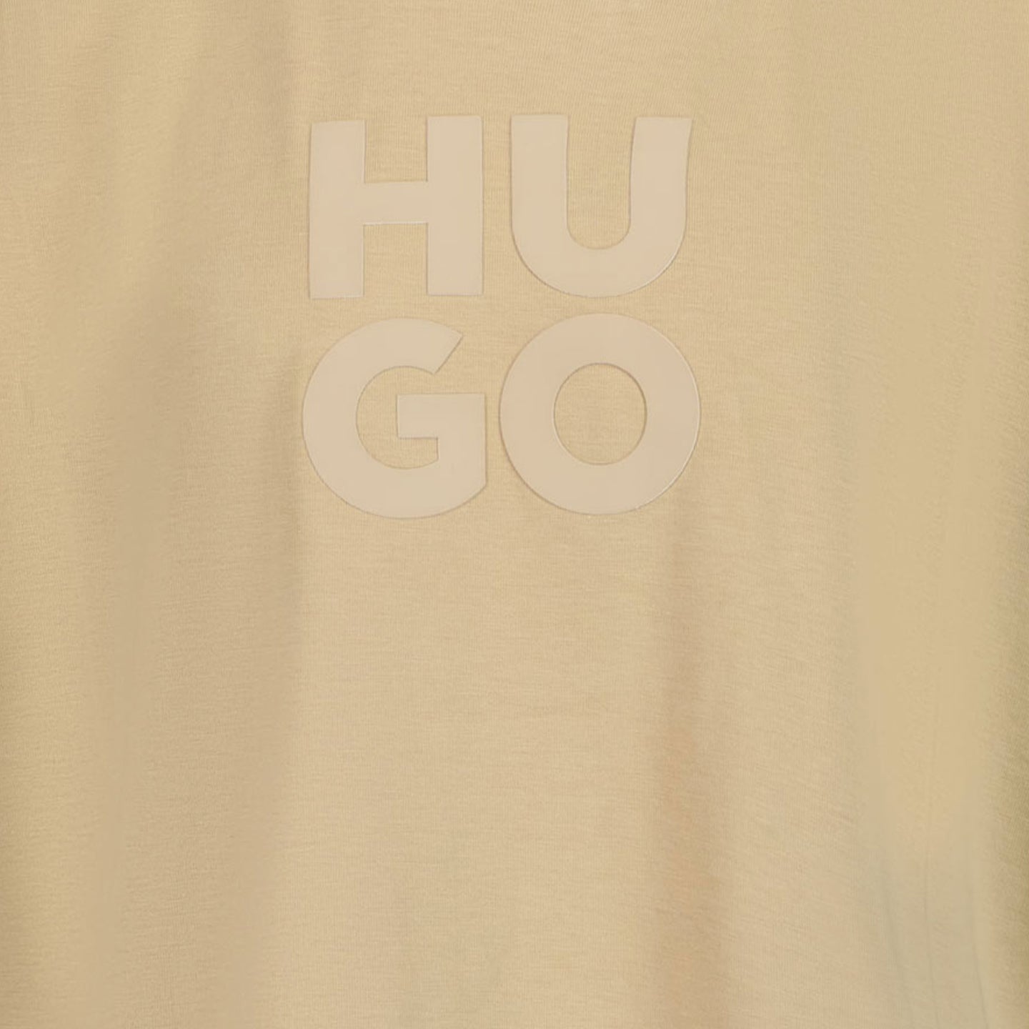 HUGO Kinder Jongens T-shirt Beige