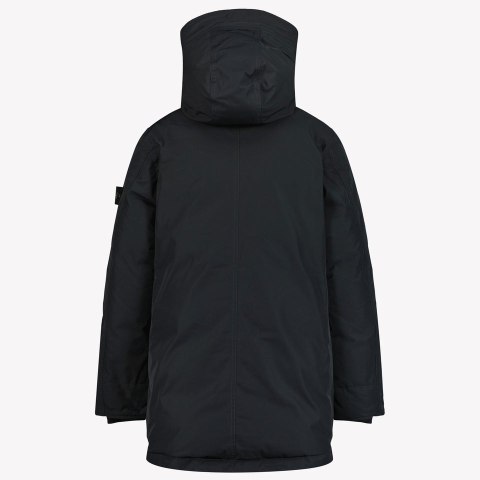 Stone Island Jongens Winterjas Zwart