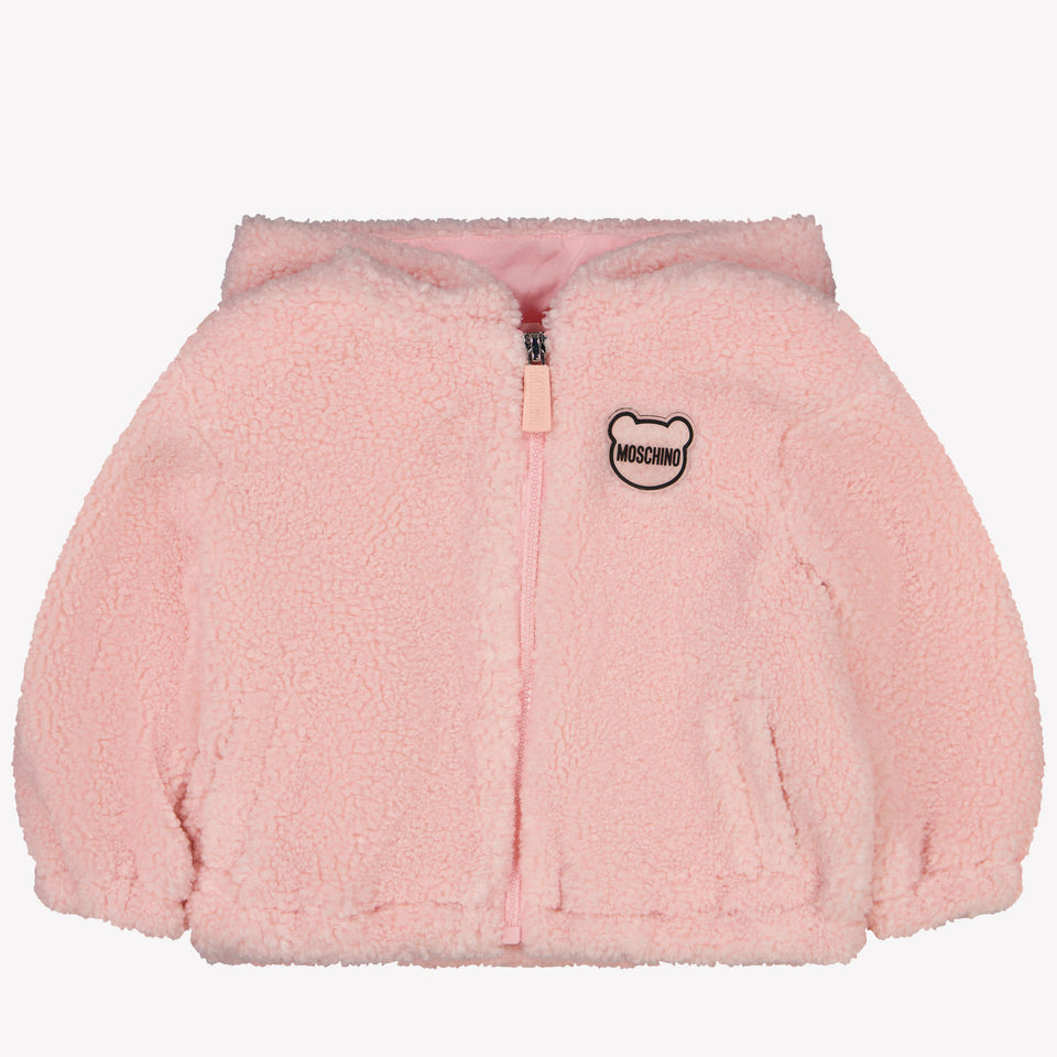 Moschino Baby unisex intermediate jacket Light Pink