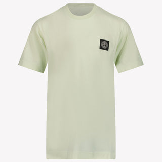 Stone Island Kids Boys in T-Shirt Lime