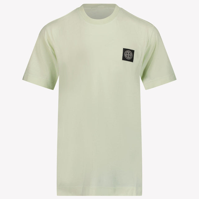 Stone Island Kinder Jongens T-Shirt In Lime