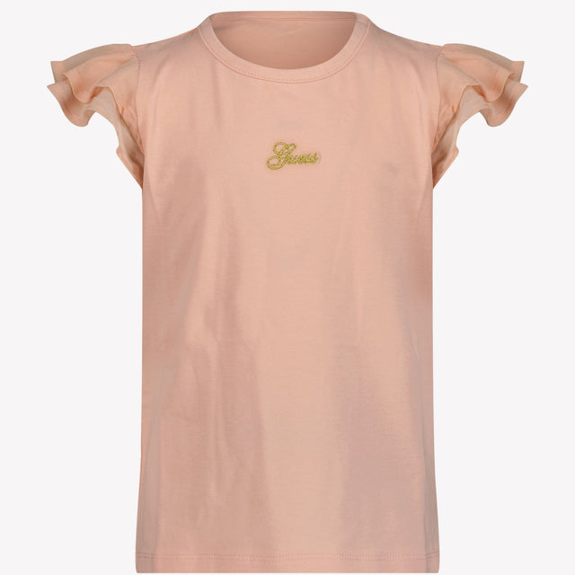 Guess Kinder Meisjes T-Shirt Zalm 2Y