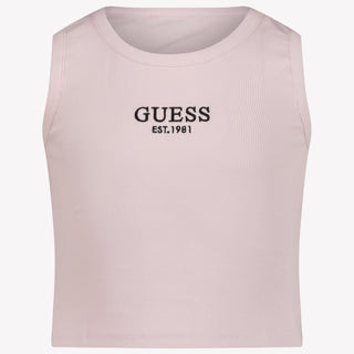 Guess Kinder Meisjes T-shirt Licht Roze