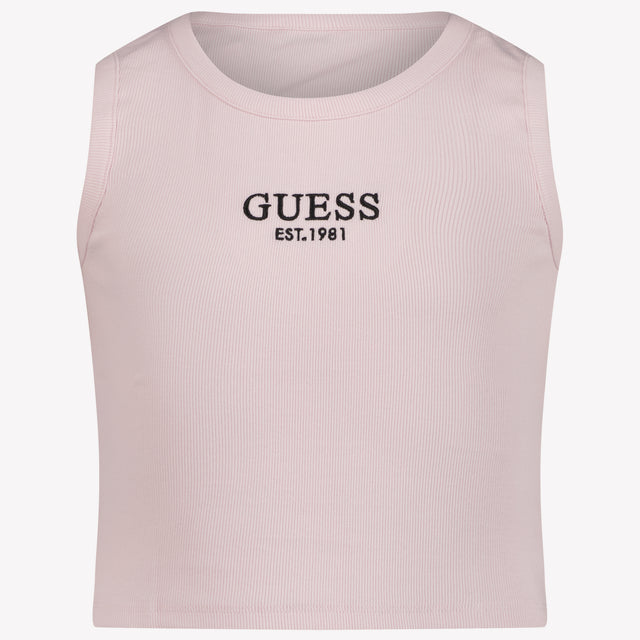 Guess Kinder Meisjes T-shirt Licht Roze