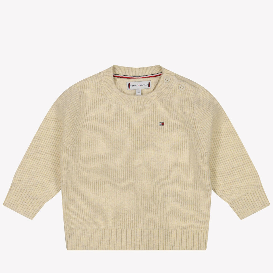 Tommy Hilfiger Baby Unisex Trui Licht Beige