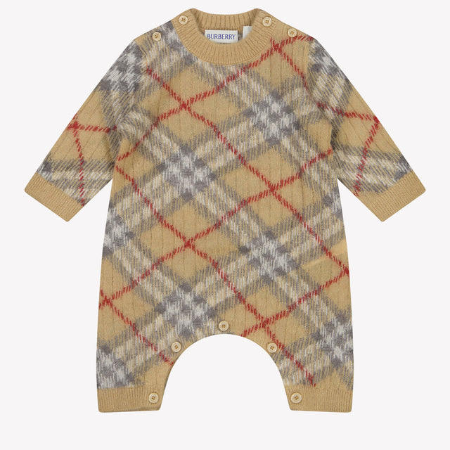 Burberry Camillo Baby Unisex box suit in Beige