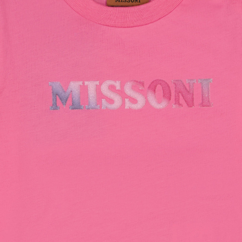Missoni Baby Meisjes T-shirt Fuchsia
