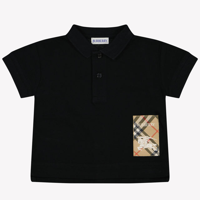 Burberry Johane baby boys polo in Black