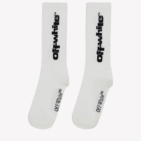 Off-White Kids Unisex Socks in White