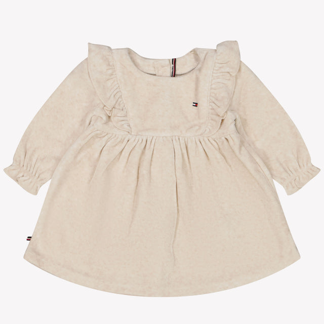 Tommy Hilfiger Baby Meisjes Jurk Beige