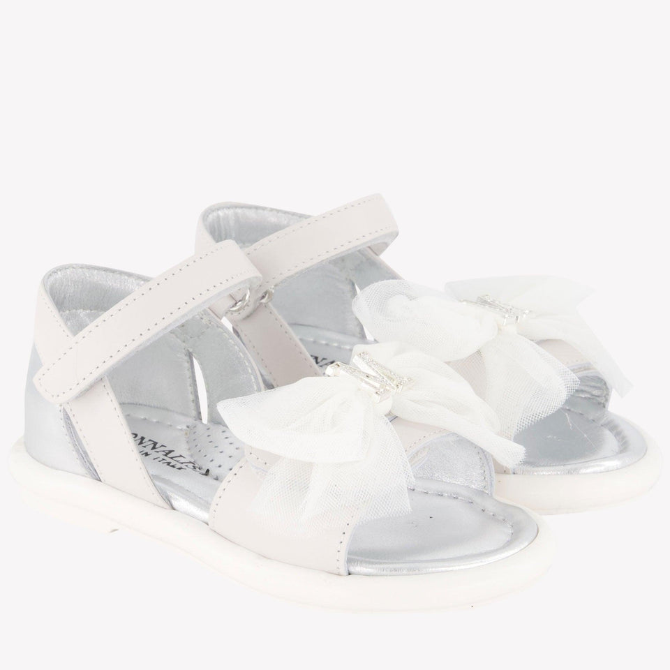 MonnaLisa Girls Sandals In White