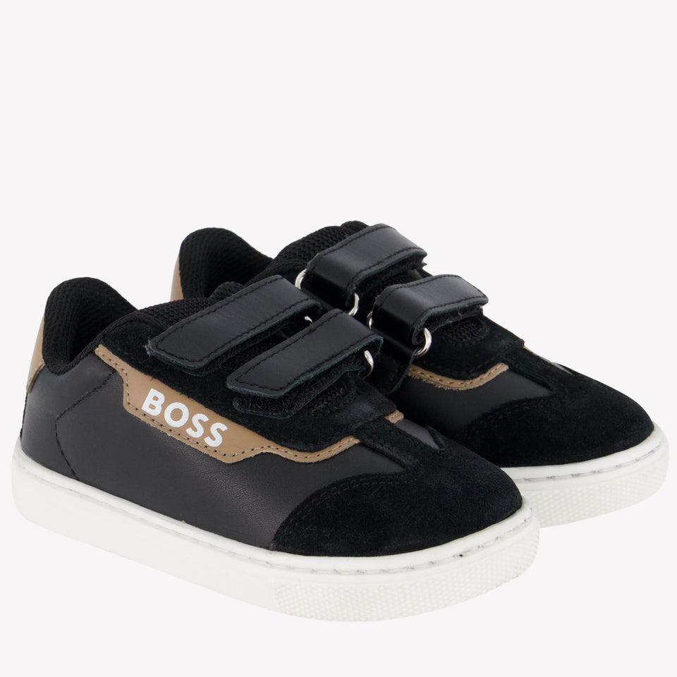 Boss Jongens Sneakers Zwart