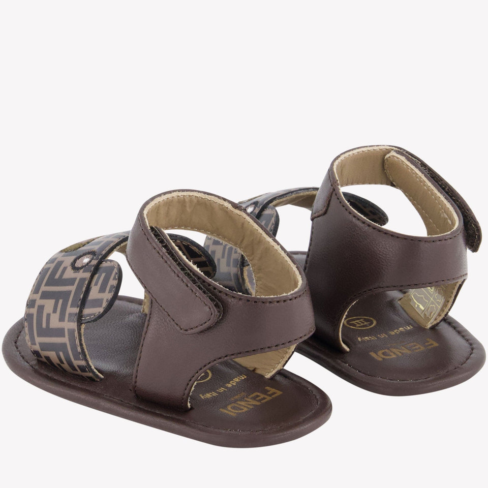 Fendi Baby Unisex Sandalen Bruin