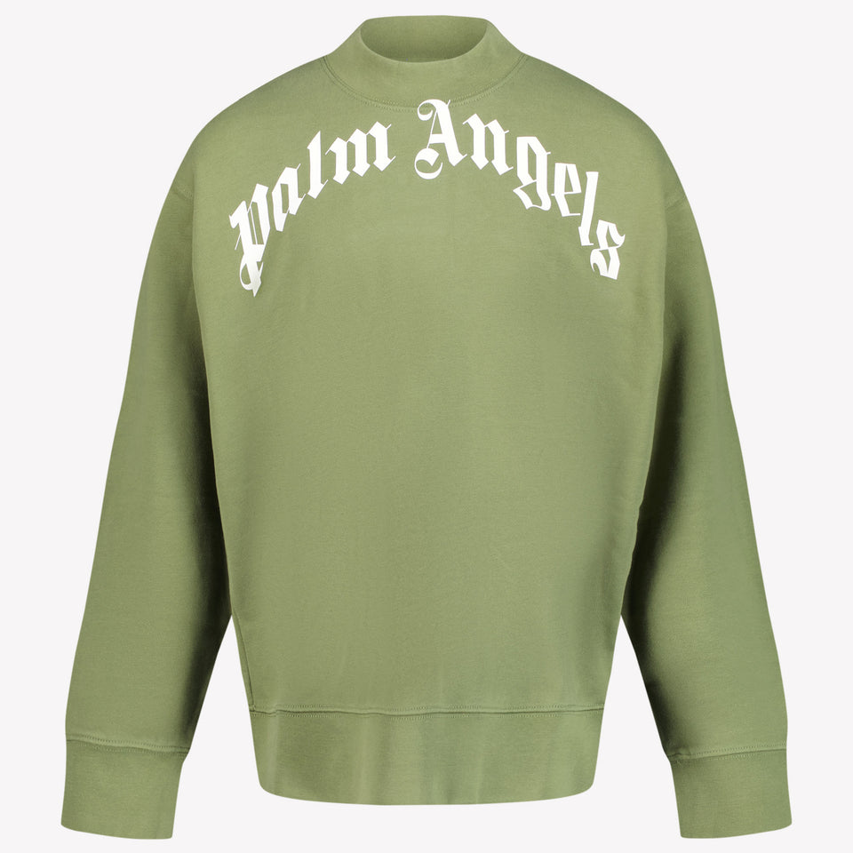 Palm Angels Jongens Trui Army