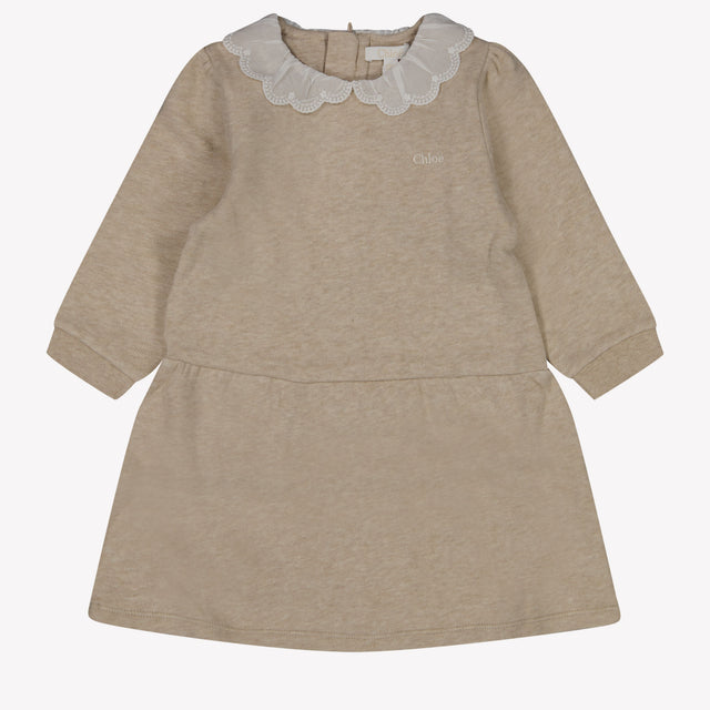 Chloé baby girls dress Light Beige