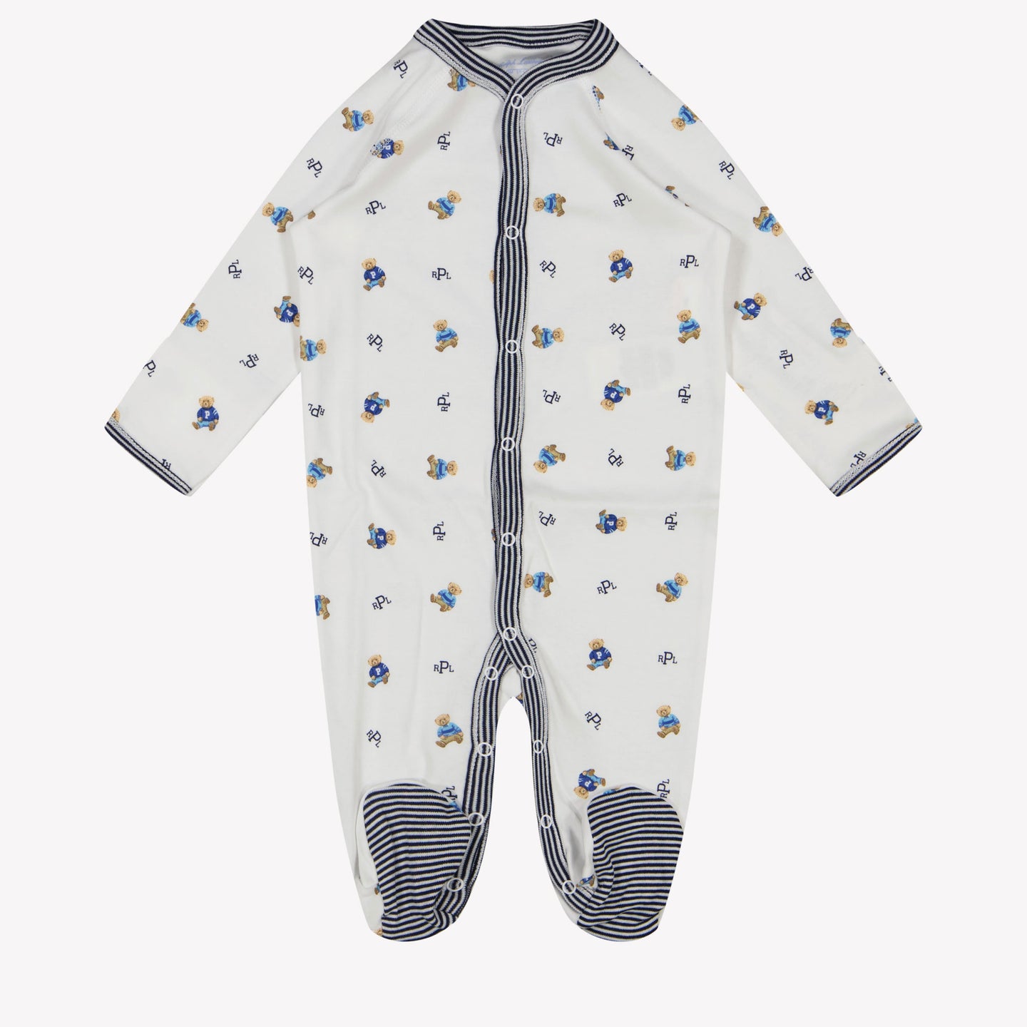 Ralph Lauren Baby Boys Playsuit In White