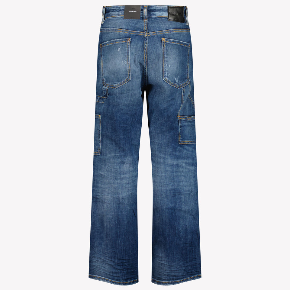 Dsquared2 Unisex Jeans Blauw