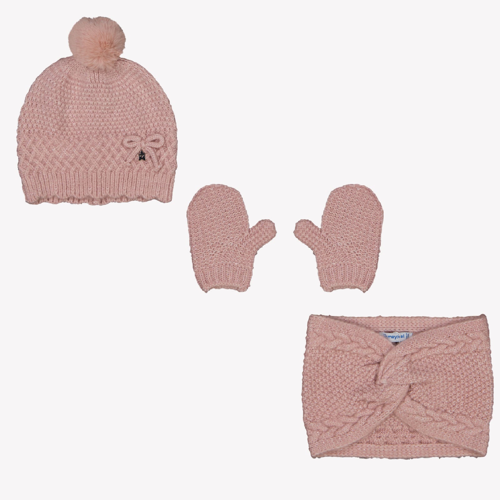 Mayoral Baby Girls Hat Light Pink