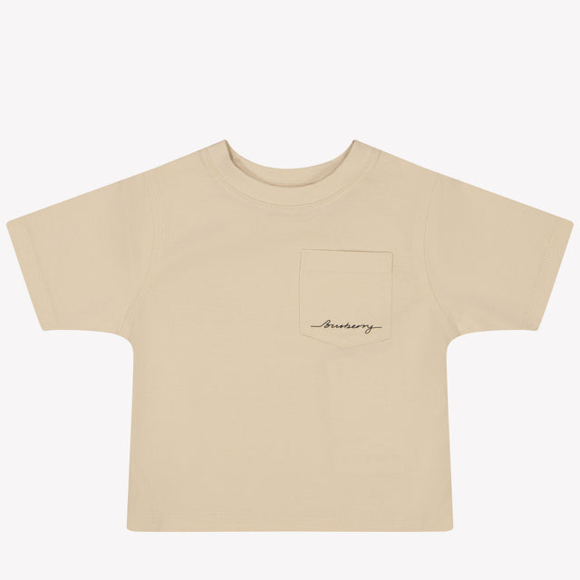 Burberry Cedar Baby Girls T-Shirt in Salmon