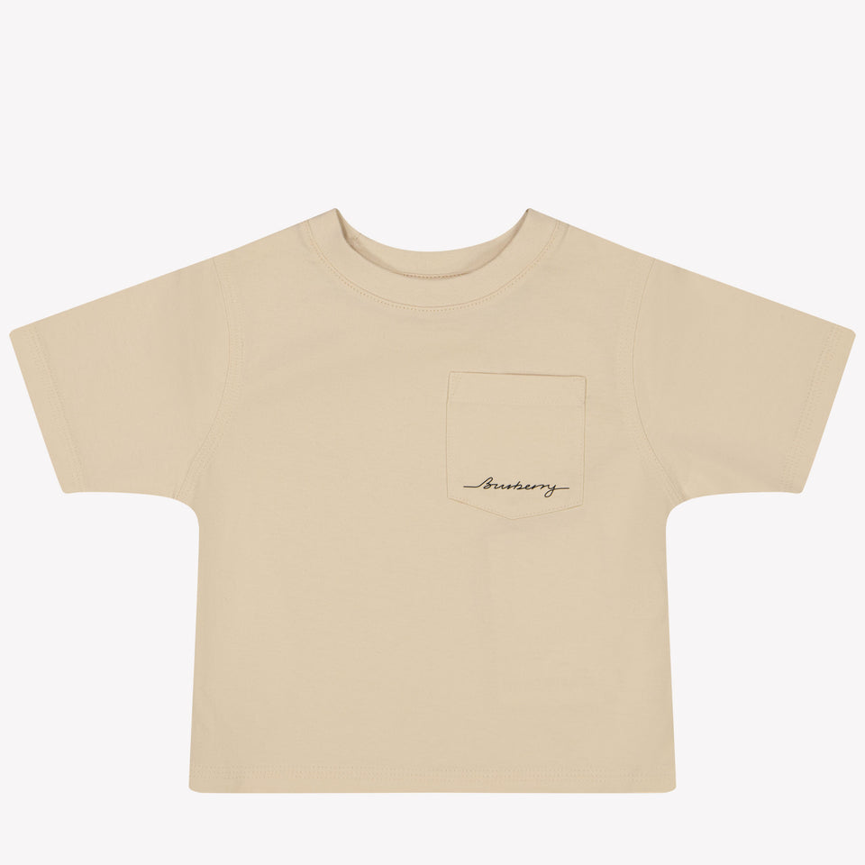 Burberry Cedar baby girls t-shirt in Salmon