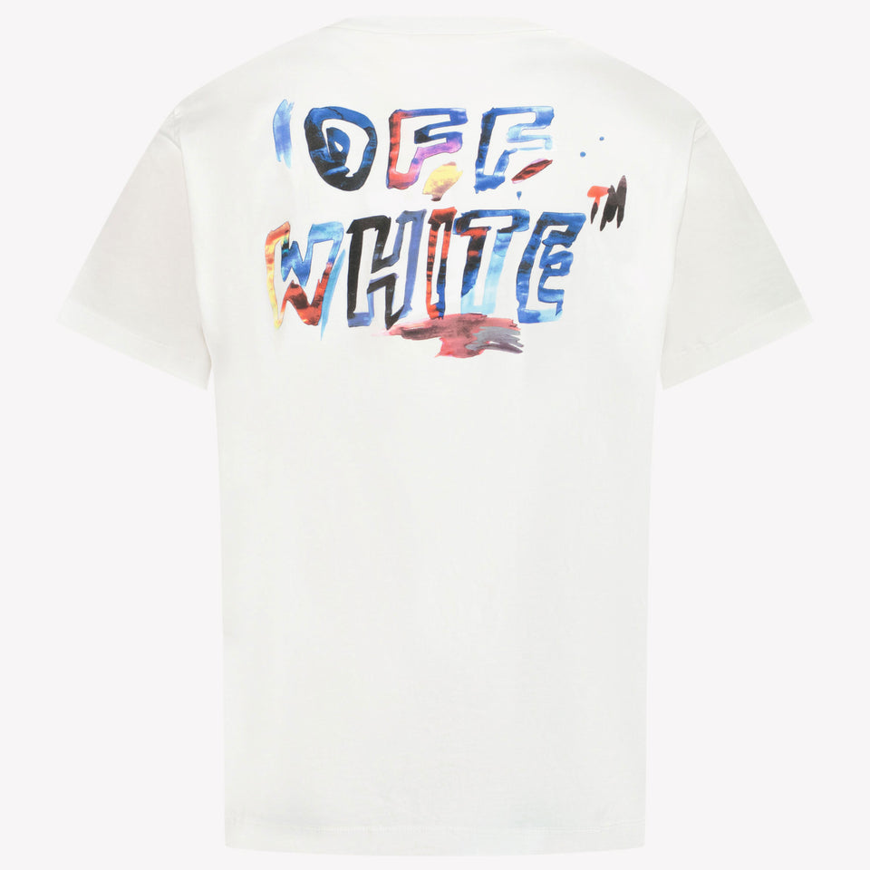 Off-White Kids Boys in T-Shirt White