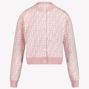 Fendi Kinder Meisjes Vest In Licht Roze