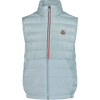 Moncler Kids Boys Bodywarmer Light Blue