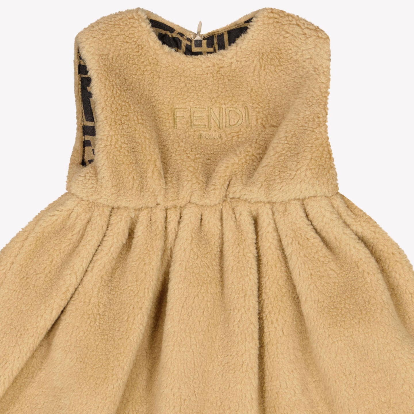 Fendi Baby Meisjes Jurk Beige