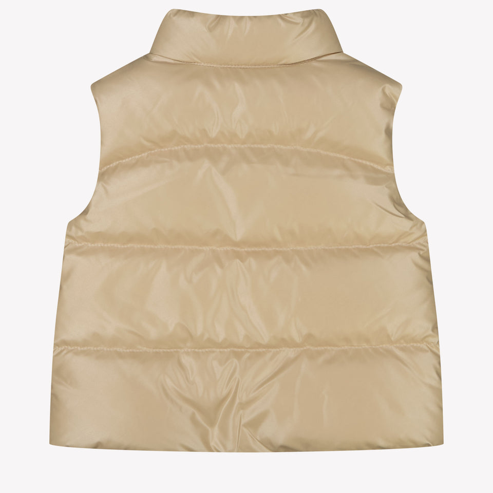 Moncler Vive Baby Girls Body Warmer Beige