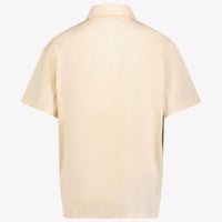Fendi Kids Boys Polo  Beige