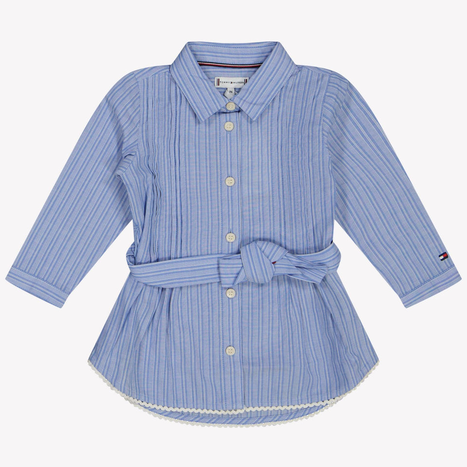 Tommy Hilfiger Baby Girls Dress Light Blue