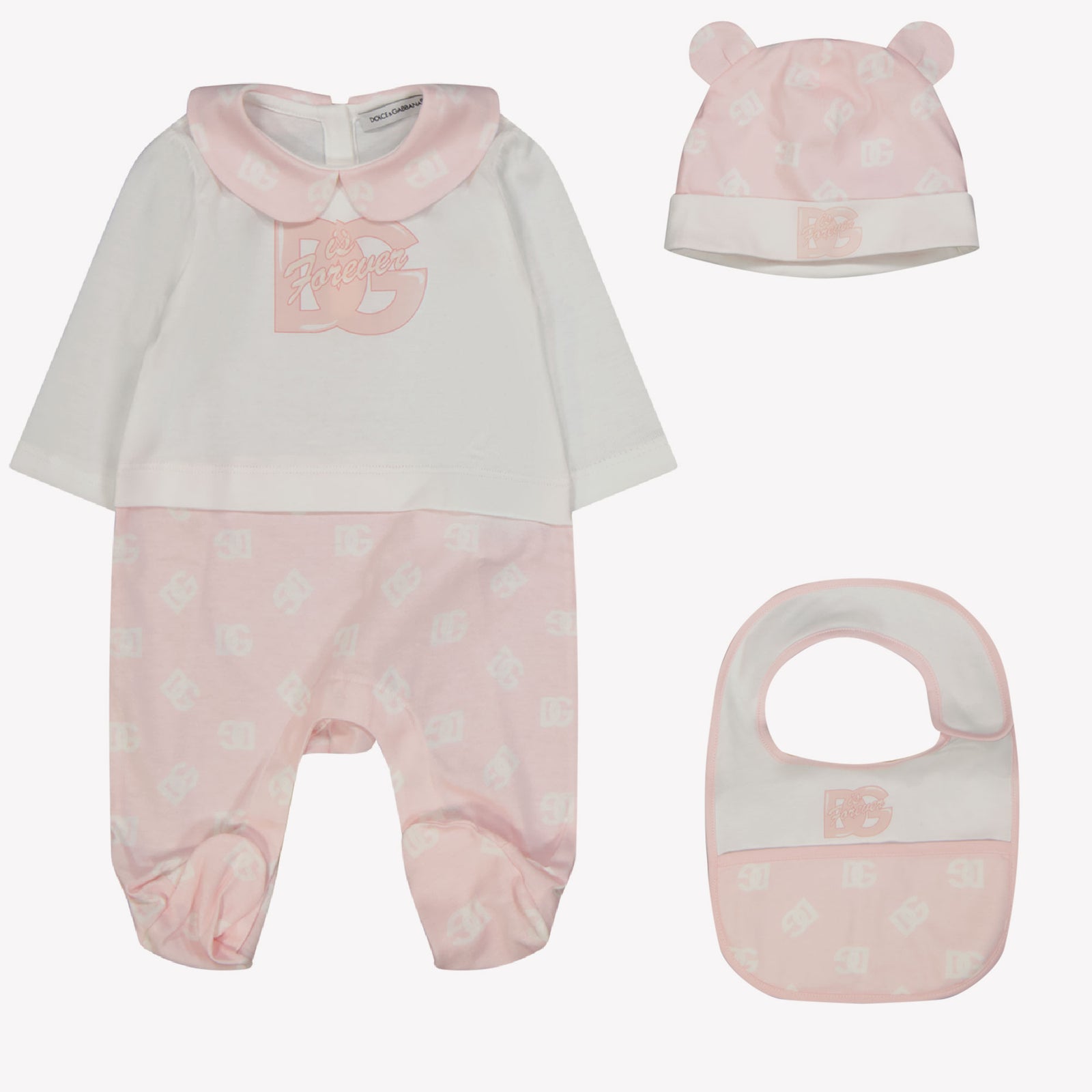 Dolce & Gabbana Baby girls box suit Pink