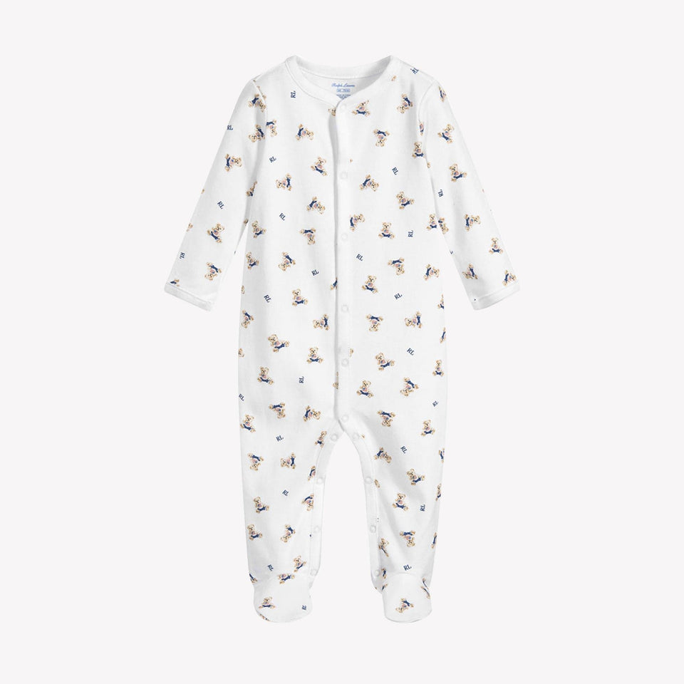 Ralph Lauren Baby Boys Playsuit  White