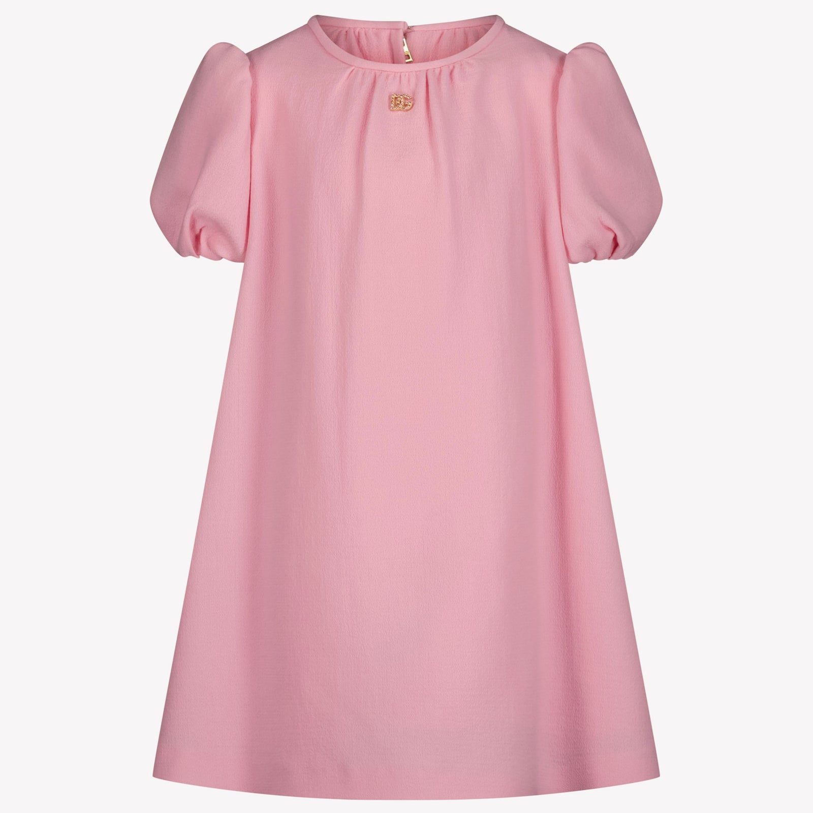 Dolce & Gabbana Kinder Meisjes Jurk In Licht Roze