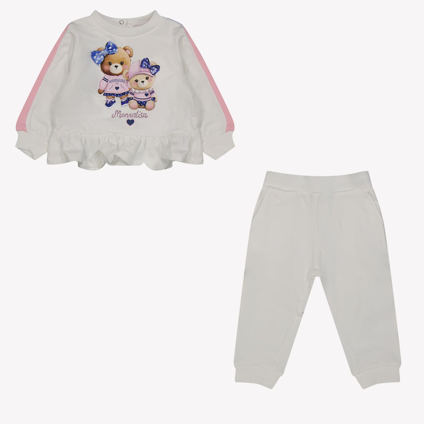 MonnaLisa Baby girls jogging suit OffWhite