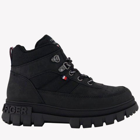 Tommy Hilfiger Boys Boots Black