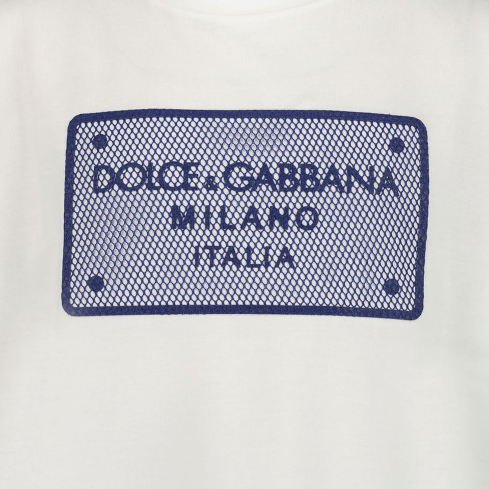 Dolce & Gabbana Kids Boys in T-Shirt White