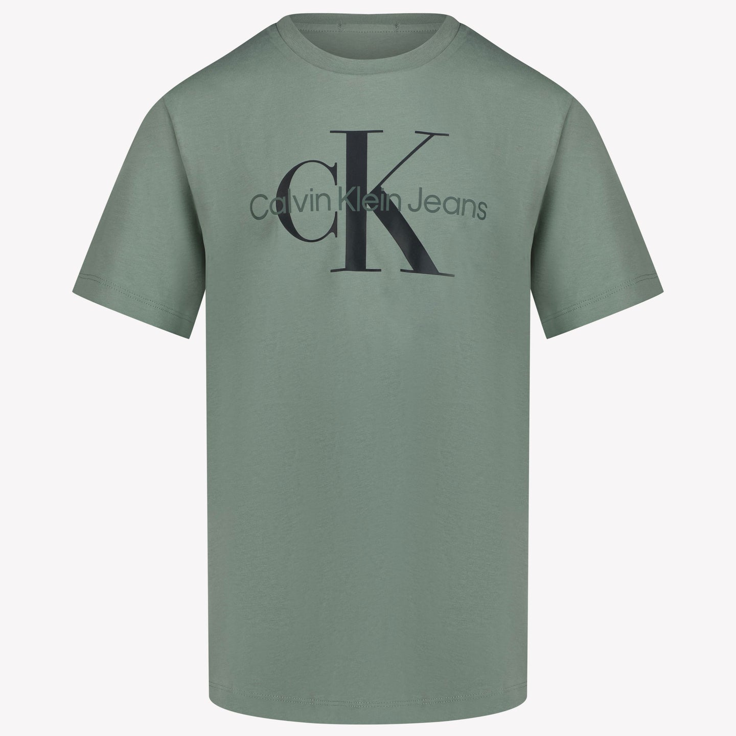 Calvin Klein Unisex T-shirt Groen 4Y