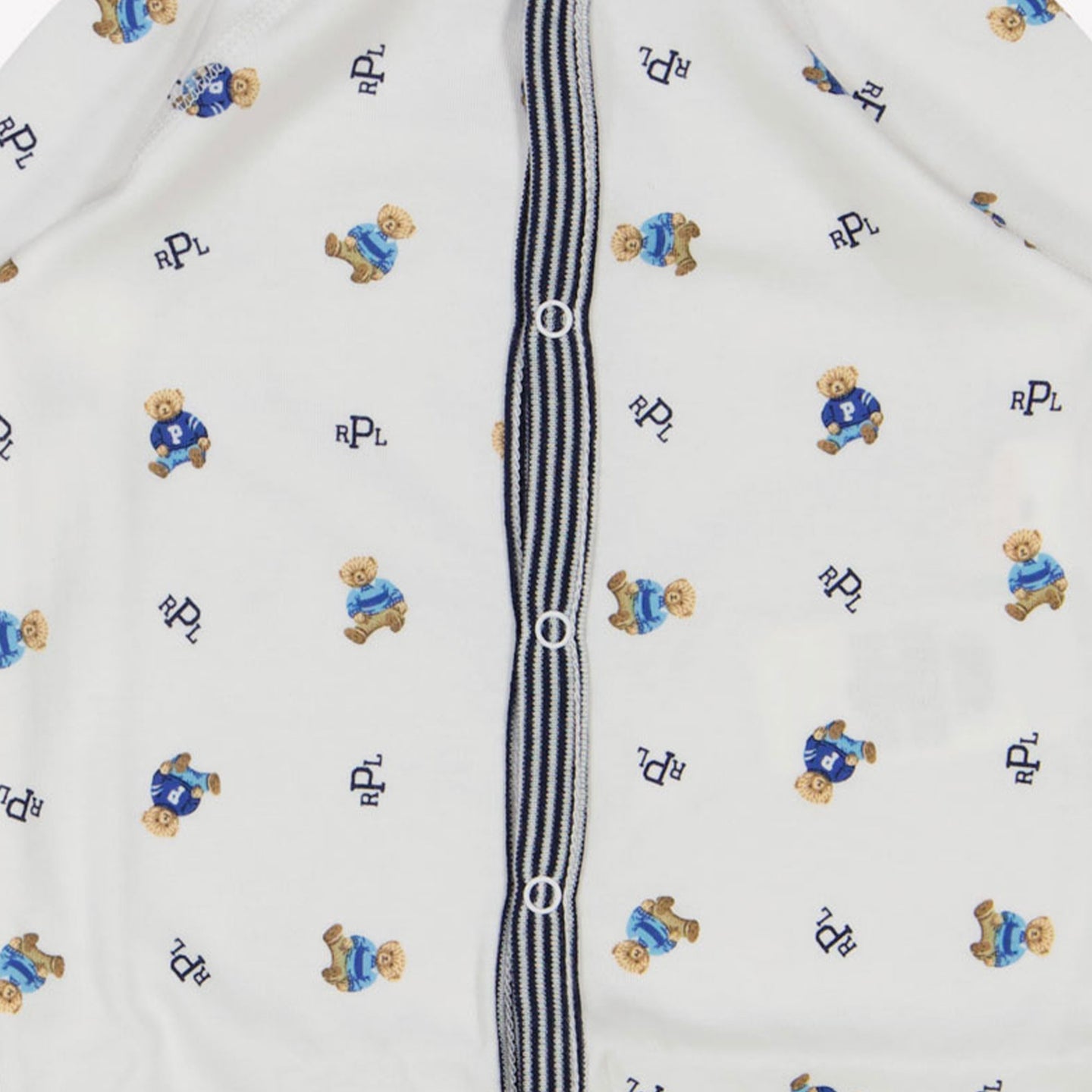 Ralph Lauren Baby Boys Playsuit In White