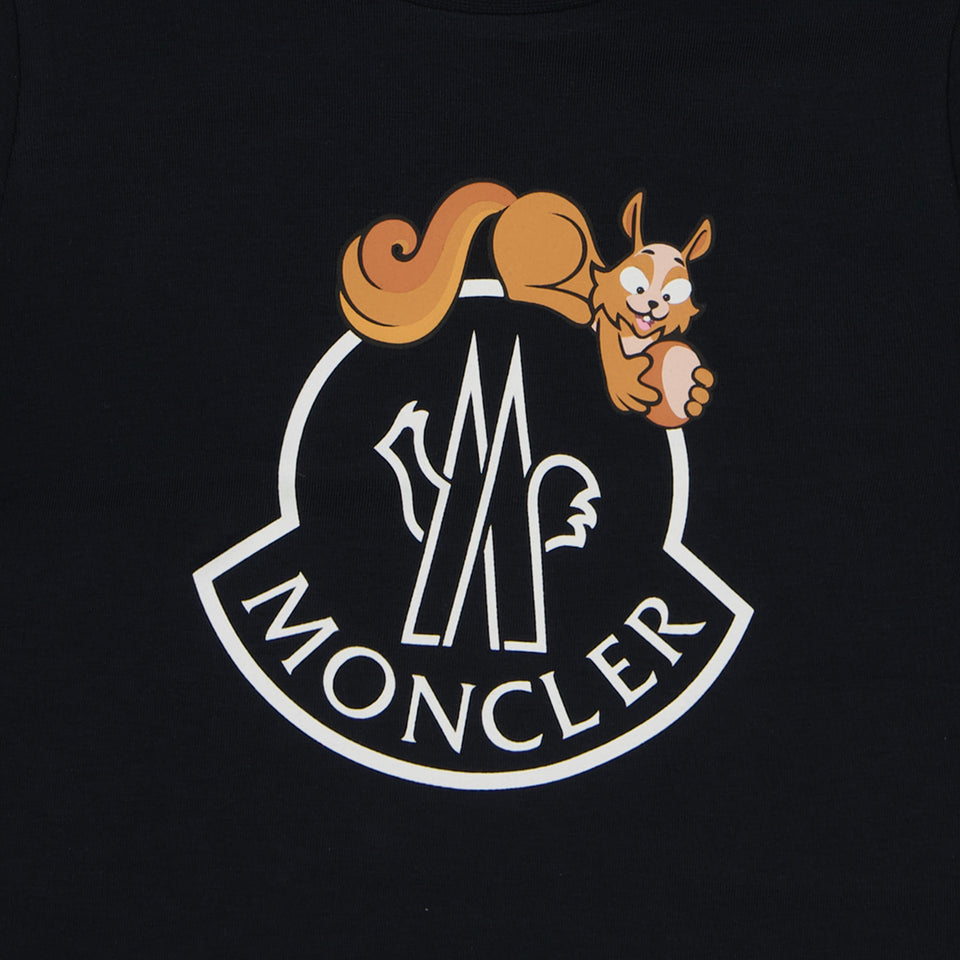 Moncler Baby Jongens T-shirt Navy