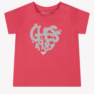 Guess Baby Girls T-Shirt in Fuchsia