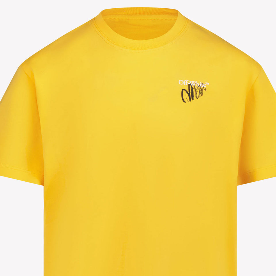 Off-White Children's boys in t-shirt Yellow