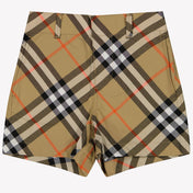 Burberry Oscar Baby Boys Shorts In Beige