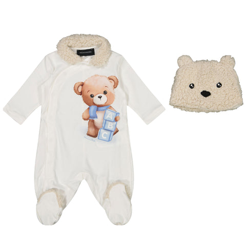 MonnaLisa Baby boys box suit OffWhite