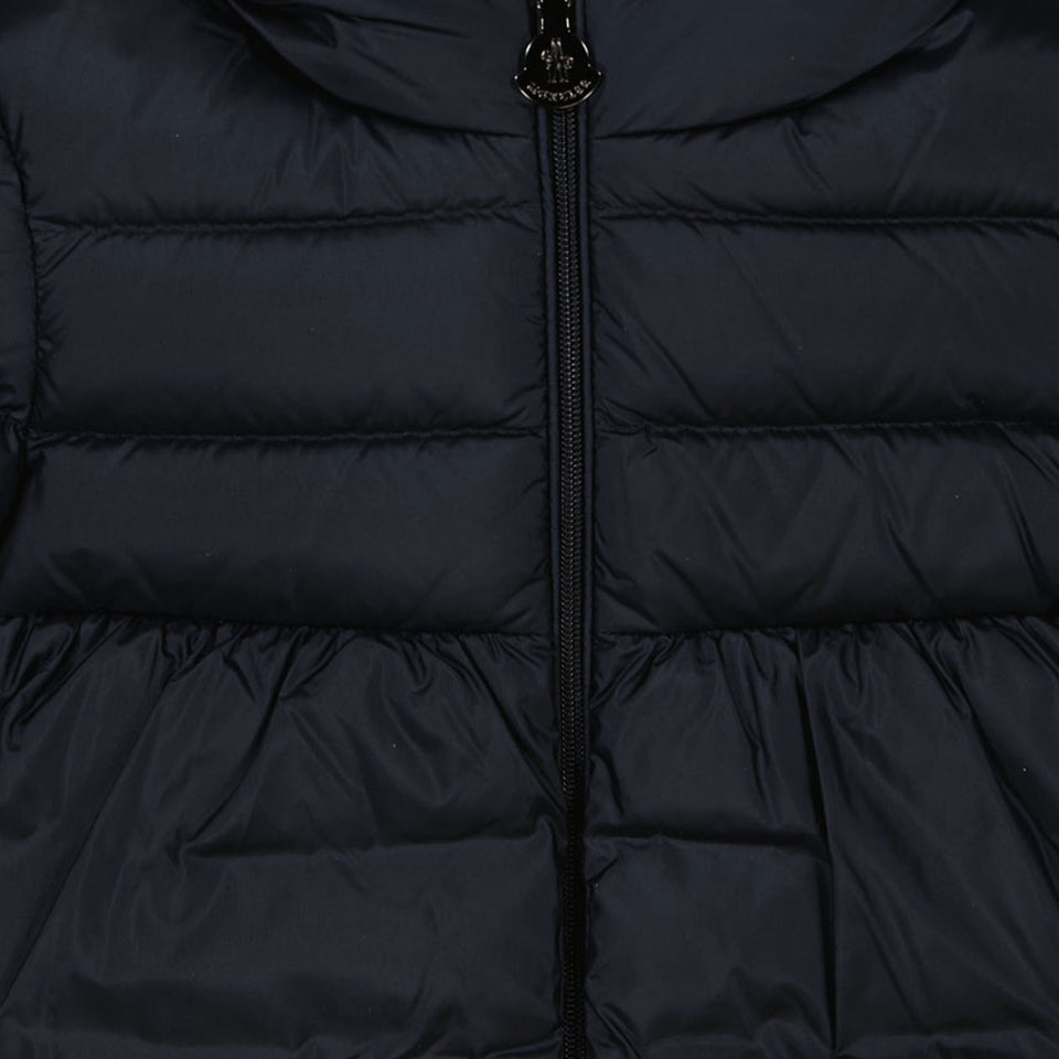 Moncler Odile Baby Girls Winter Jacket Navy