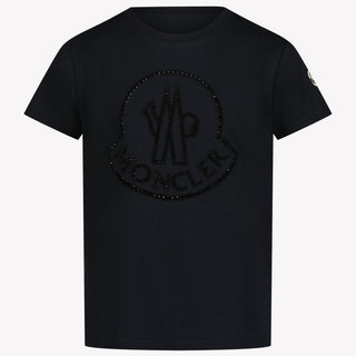 Moncler Girls T-Shirt Black