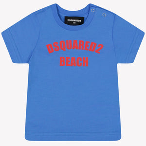Dsquared2 Baby Jongens T-Shirt Licht Blauw 3 mnd