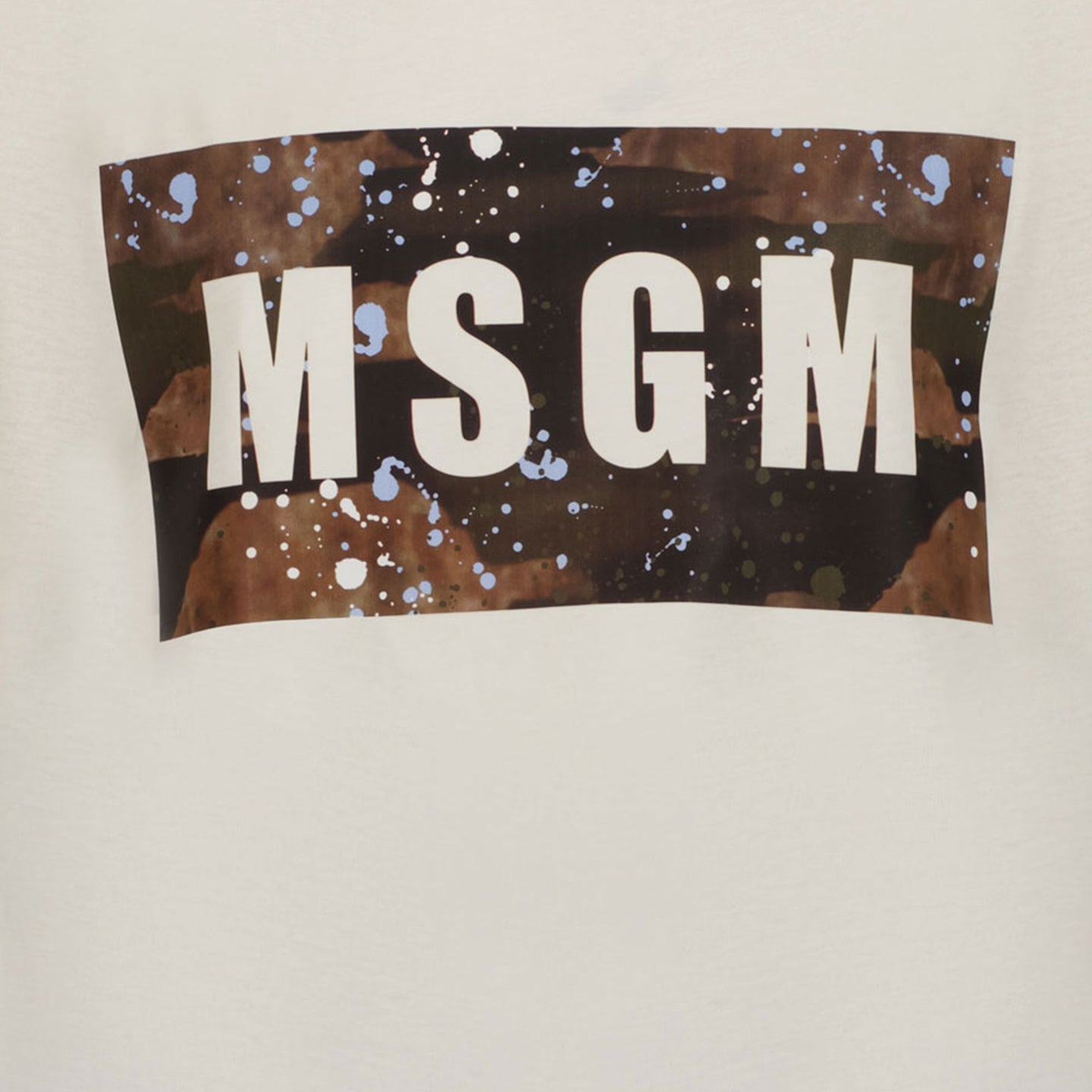 MSGM Kids Boys in T-Shirt OffWhite